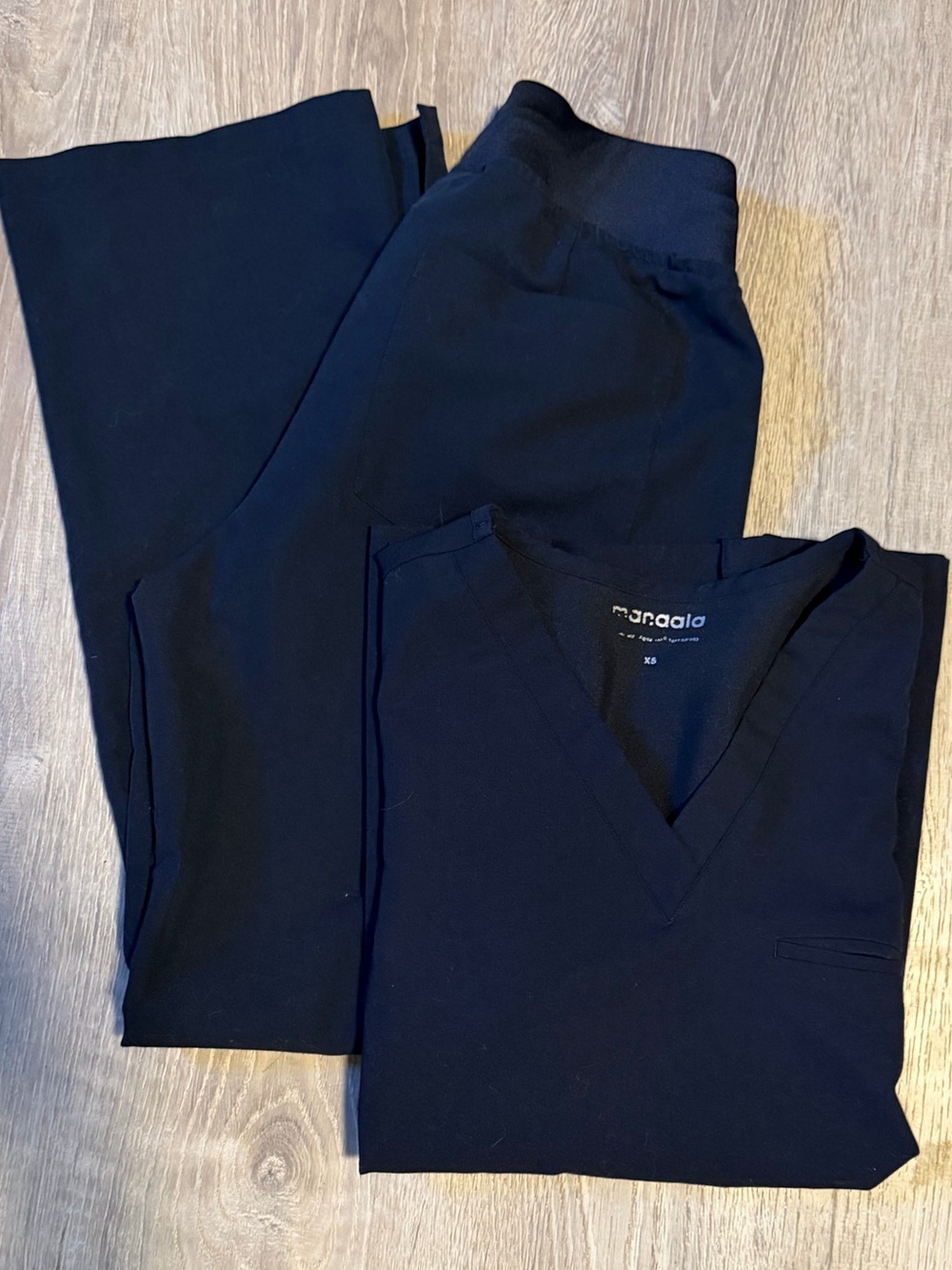 Mandala Midnight Navy scrub set XS/XSP